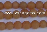 CPI302 15.5 inches 8mm round matte red aventurine beads wholesale