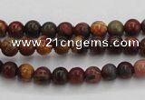 CPJ101 15.5 inches 6mm round picasso jasper gemstone beads wholesale