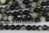 CPJ202 15.5 inches 6mm round green picasso jasper beads