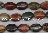 CPJ401 15 inches 10*14mm oval picasso jasper gemstone beads