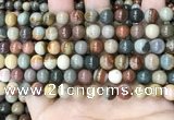 CPJ482 15.5 inches 8mm round polychrome jasper beads wholesale