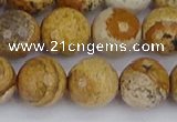 CPJ559 15.5 inches 12mm faceted round picture jasper beads