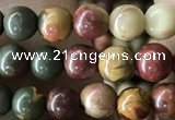 CPJ633 15.5 inches 4mm round picasso jasper beads wholesale