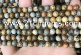 CPJ707 15.5 inches 6mm round rocky butte picture jasper beads