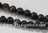 CPM01 15.5 inches 6mm round plum blossom jade beads wholesale