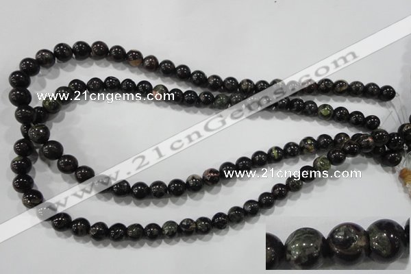 CPM01 15.5 inches 6mm round plum blossom jade beads wholesale