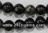 CPM04 15.5 inches 12mm round plum blossom jade beads wholesale