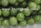 CPO04 15.5 inches 12mm round olivine gemstone beads wholesale