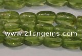 CPO111 15 inches 4*7mm rice natural peridot beads wholesale