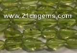 CPO113 15 inches 3.5*5mm teardrop natural peridot beads wholesale