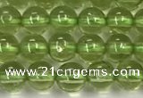 CPO133 15.5 inches 4mm round natural peridot beads wholesale