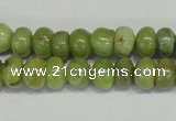 CPO22 15.5 inches 4*6mm rondelle olivine gemstone beads wholesale