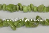 CPO40 15.5 inches 4*10mm – 10*12mm olivine chips beads wholesale