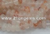 CPQ14 15.5 inches 5*8mm rondelle natural pink quartz beads