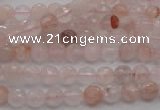 CPQ202 15.5 inches 6mm faceted round natural pink quartz beads