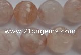 CPQ208 15.5 inches 18mm faceted round natural pink quartz beads