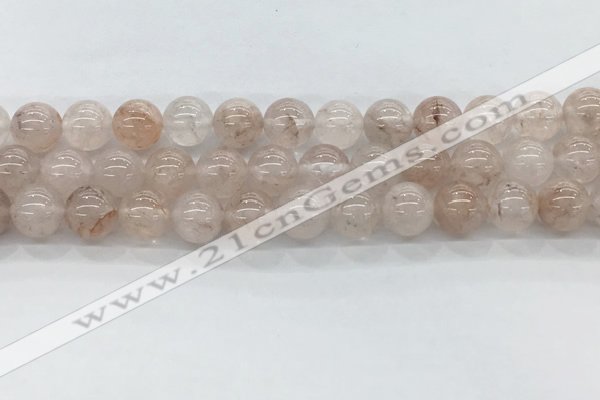 CPQ253 15.5 inches 10mm round natural pink quartz beads wholesale