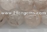 CPQ254 15.5 inches 12mm round natural pink quartz beads wholesale