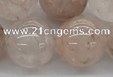 CPQ256 15.5 inches 16mm round natural pink quartz beads wholesale