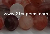 CPQ304 15.5 inches 12mm round matte pink quartz beads wholesale