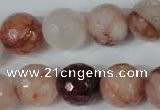 CPQ68 15.5 inches 16mm faceted round natural pink quartz beads