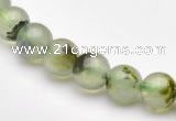 CPR02 AB grade 8mm round natural prehnite stone beads Wholesale