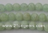 CPR102 15.5 inches 8mm round natural prehnite beads wholesale