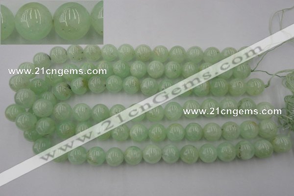 CPR105 15.5 inches 14mm round natural prehnite beads wholesale