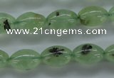 CPR208 15.5 inches 10*14mm rice natural prehnite beads wholesale