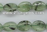 CPR222 15.5 inches 12*16mm oval natural prehnite beads wholesale