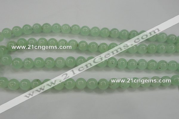 CPR302 15.5 inches 8mm round natural prehnite beads wholesale