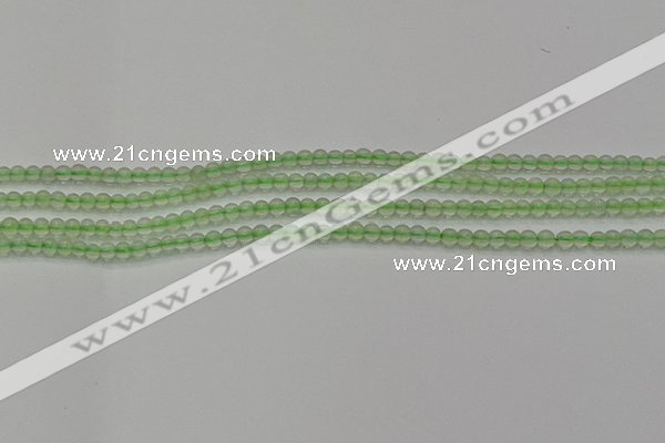 CPR320 15.5 inches 3mm round natural prehnite gemstone beads