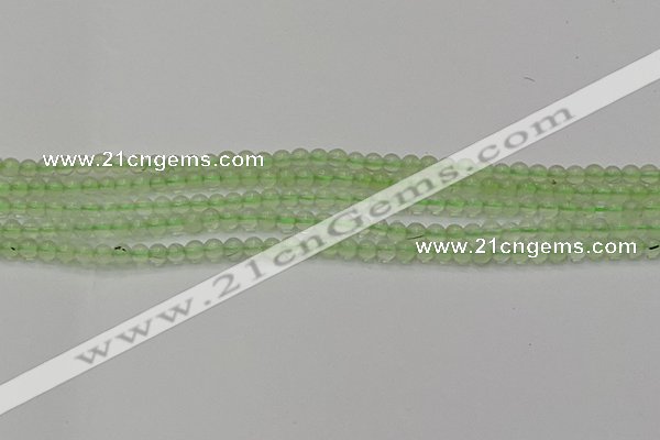 CPR321 15.5 inches 4mm round natural prehnite gemstone beads