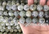 CPR356 15.5 inches 16mm faceted round prehnite beads wholesale