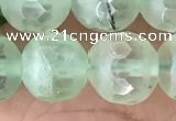 CPR367 15.5 inches 10mm faceted round prehnite gemstone beads