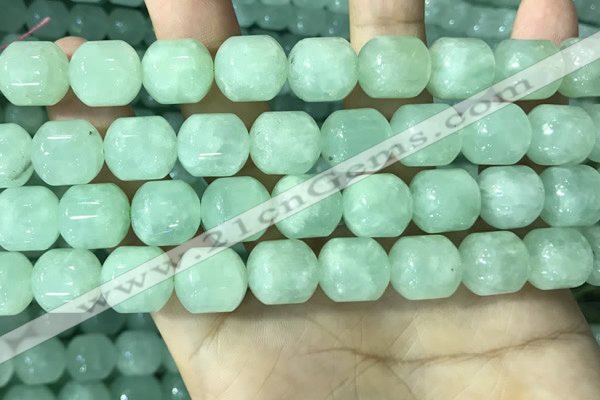 CPR384 15.5 inches 12*13mm tube prehnite gemstone beads