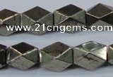 CPY610 15.5 inches 10*15mm nuggets pyrite gemstone beads