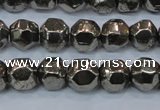 CPY617 15.5 inches 10mm nuggets pyrite gemstone beads