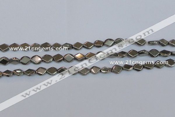 CPY652 15.5 inches 8*10mm pyrite gemstone beads wholesale