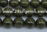 CPY754 15.5 inches 12mm round pyrite gemstone beads wholesale