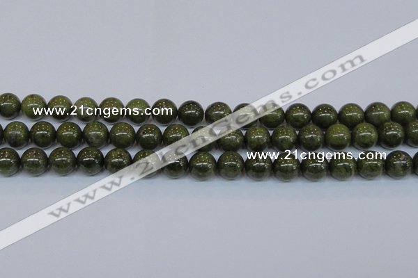 CPY755 15.5 inches 14mm round pyrite gemstone beads wholesale