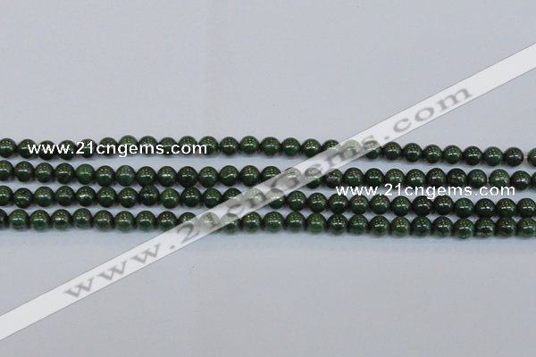 CPY761 15.5 inches 6mm round pyrite gemstone beads wholesale