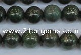 CPY764 15.5 inches 12mm round pyrite gemstone beads wholesale