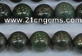 CPY765 15.5 inches 14mm round pyrite gemstone beads wholesale