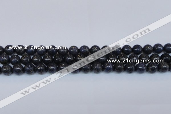 CPY774 15.5 inches 12mm round pyrite gemstone beads wholesale