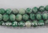 CQJ03 15.5 inches 8mm round Qinghai jade beads wholesale