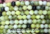 CQJ301 15 inches 6mm round Qinghua jade beads wholesale