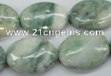 CQJ56 15.5 inches 18*25mm oval Qinghai jade beads wholesale