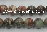 CRA02 15.5 inches 10mm round natural rainforest agate gemstone beads