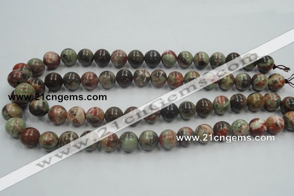 CRA02 15.5 inches 10mm round natural rainforest agate gemstone beads